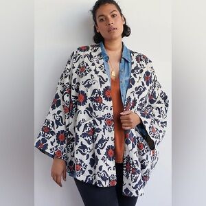 EUC Anthropologie Eleanor Kimono Jacket OVERSIZED, Size L
